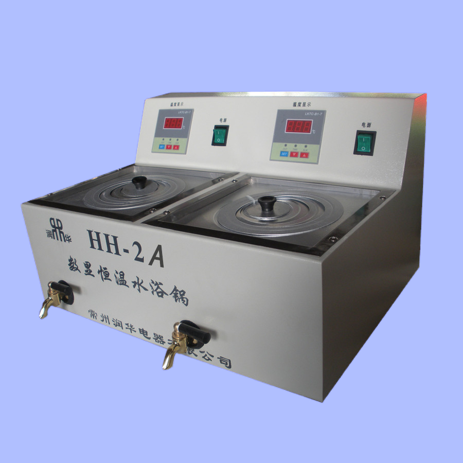 HH-2A 數顯恒溫水浴鍋 獨立控溫 2種溫度單獨實驗 選潤華儀器